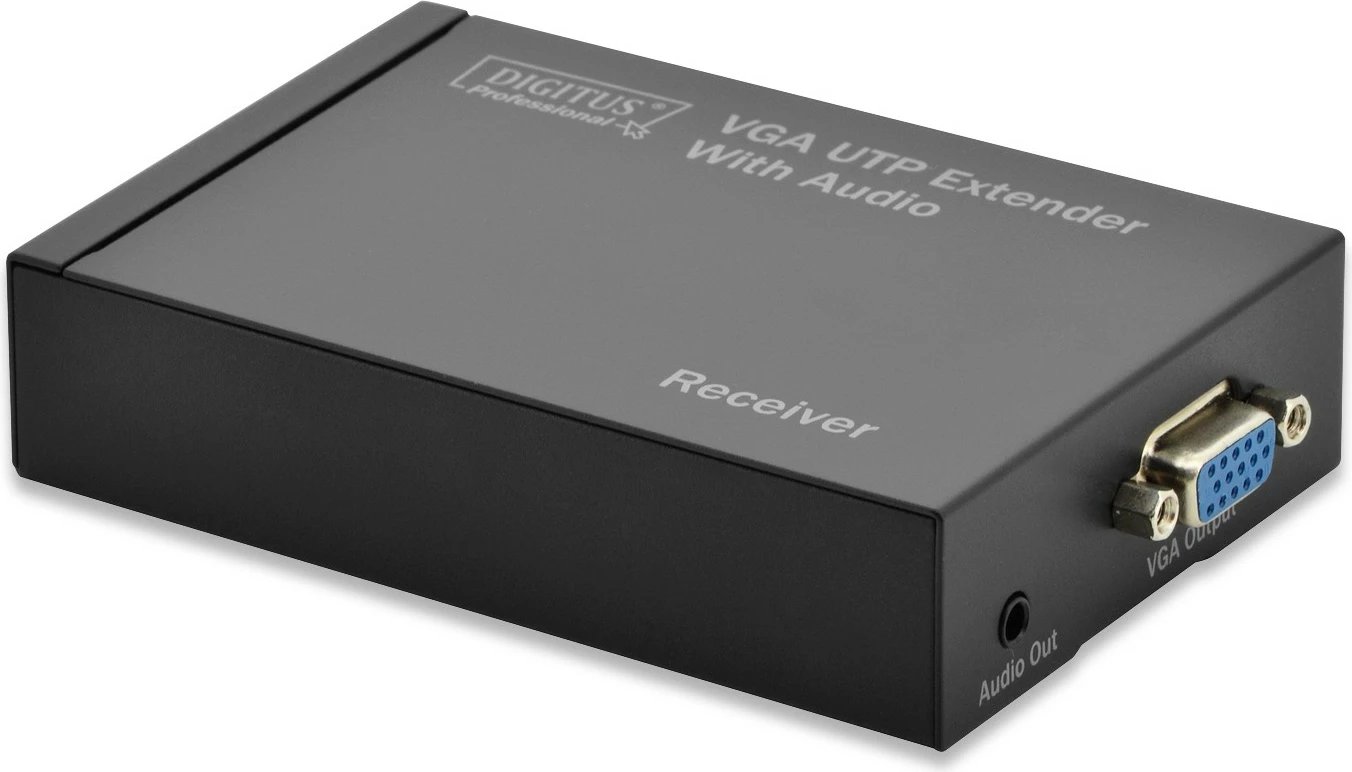 VGA UTP extender set Digitus, AV transmiter & receiver, 1920 x 1200 px, 300 m
