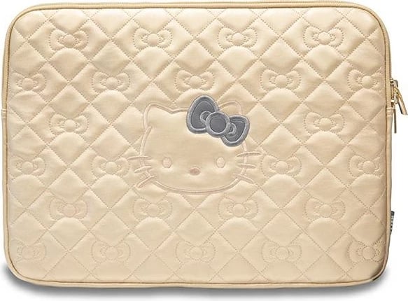 Mbështjellës laptopi Hello Kitty Zip PU Quilted Bows, 14 inç, Ari