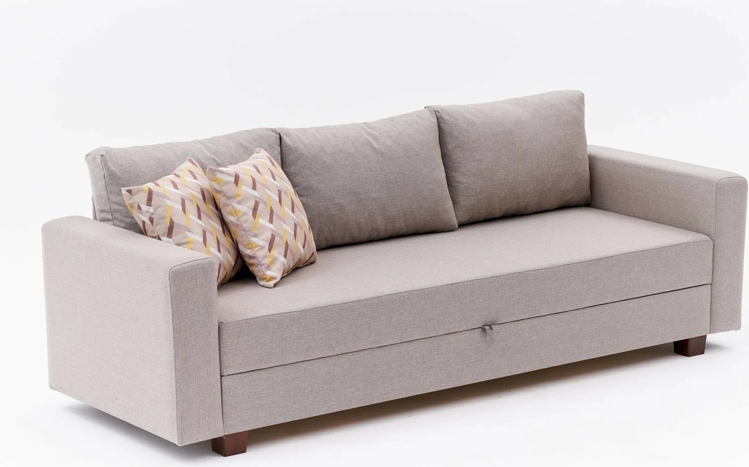 Divan-krevat treshe, ngjyrë bezhë, Aly