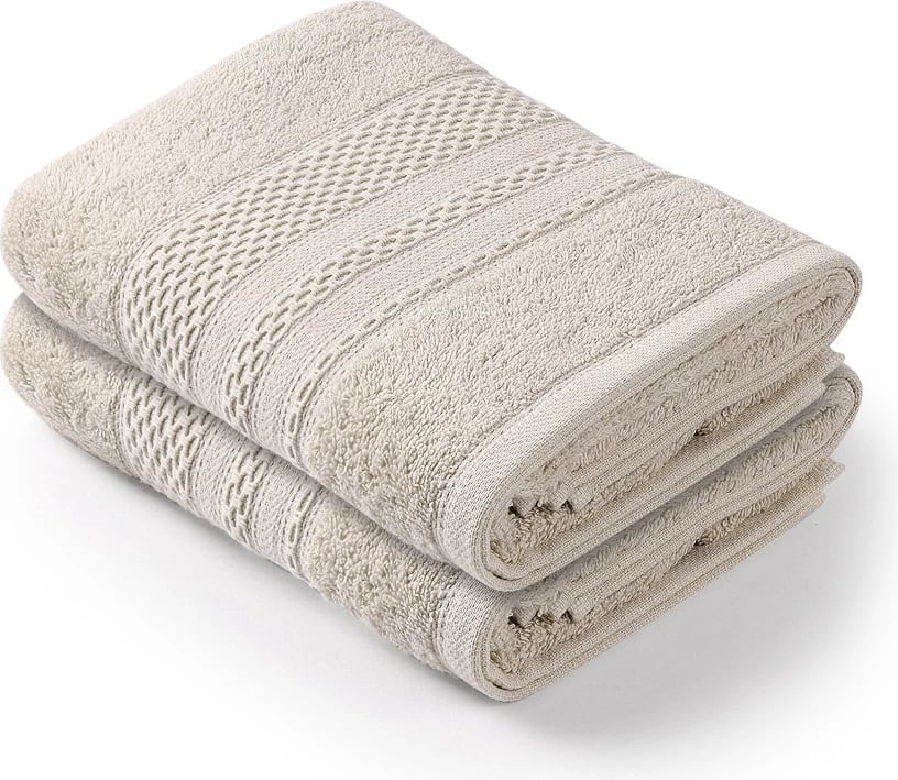 Set peshqirësh duarsh (2 copë), Mijölnir, Piramit, ngjyrë gur