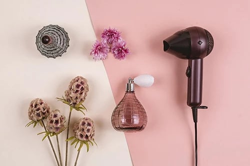 Tharëse flokësh, Adler, AD 2247, 1400 W, 2 nivele fuqie, me koncentrator, prizë Type C, burgundy/black