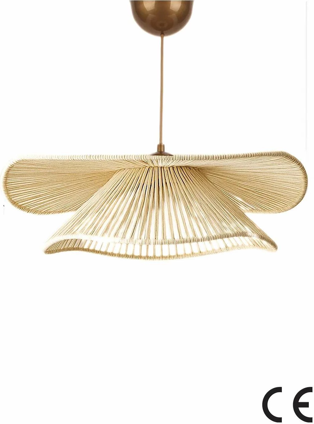 Llambë tavani Opviq, Duvela, krem, kapak makrame, lartësi e rregullueshme Llambë tavani Opviq, Duvela, krem, kapak makrame, lartësi e rregullueshme