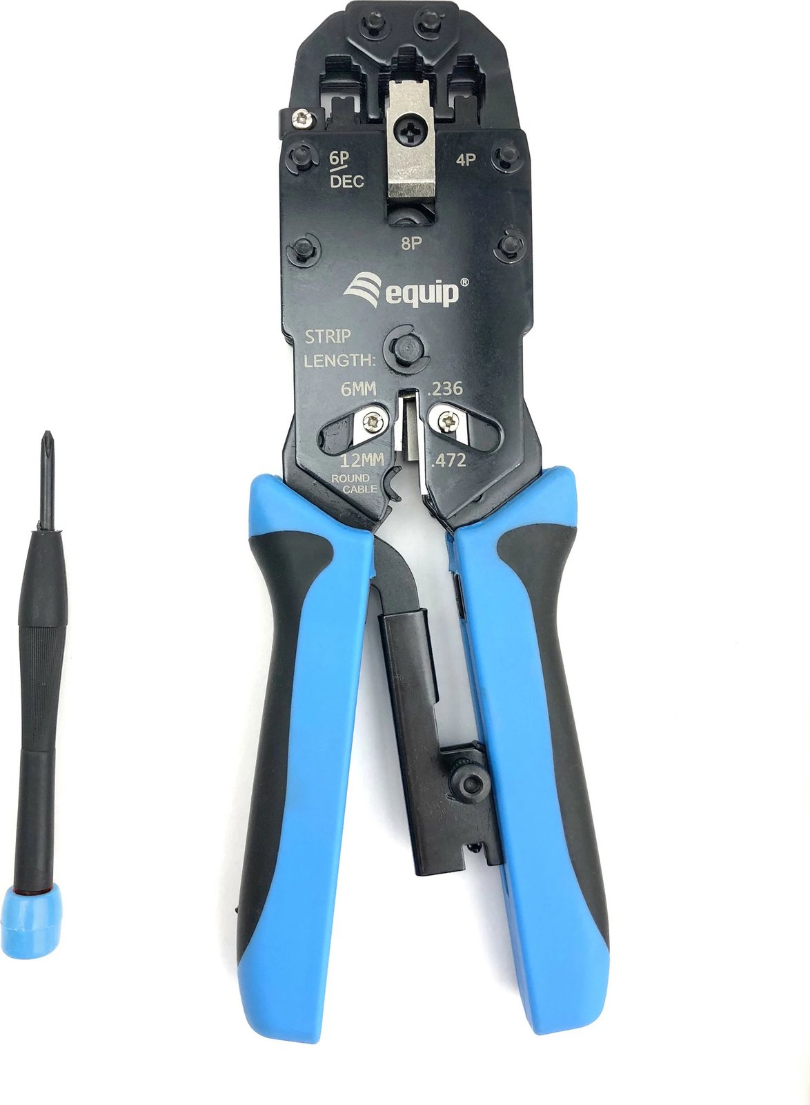 Vegël krimpimi profesionale EQUIP, modular, metal, zi/kaltër