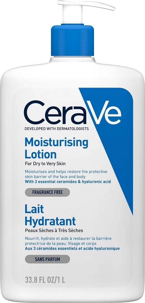 Emulsion hidratues CeraVe për lëkurë të thatë dhe shumë të thatë 1000ml