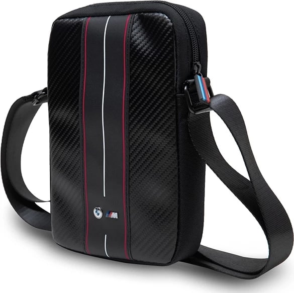 Çantë tabletë BMW Carbon & Red Stripe, 8 inç, e zezë
