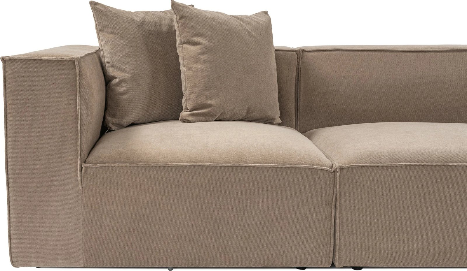 Divan treshe Atelier del Sofa, Sora 3, ngjyrë kapuçino