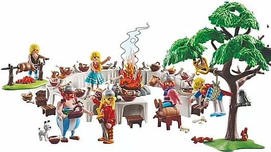 Set lodrash Playmobil Asterix 71827 Country Feast, 159 pjesë