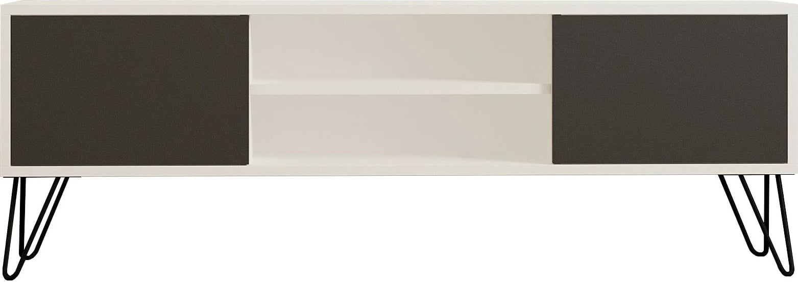 Komodë TV Hanah Home, ngjyrë e bardhë dhe antracit, Hare