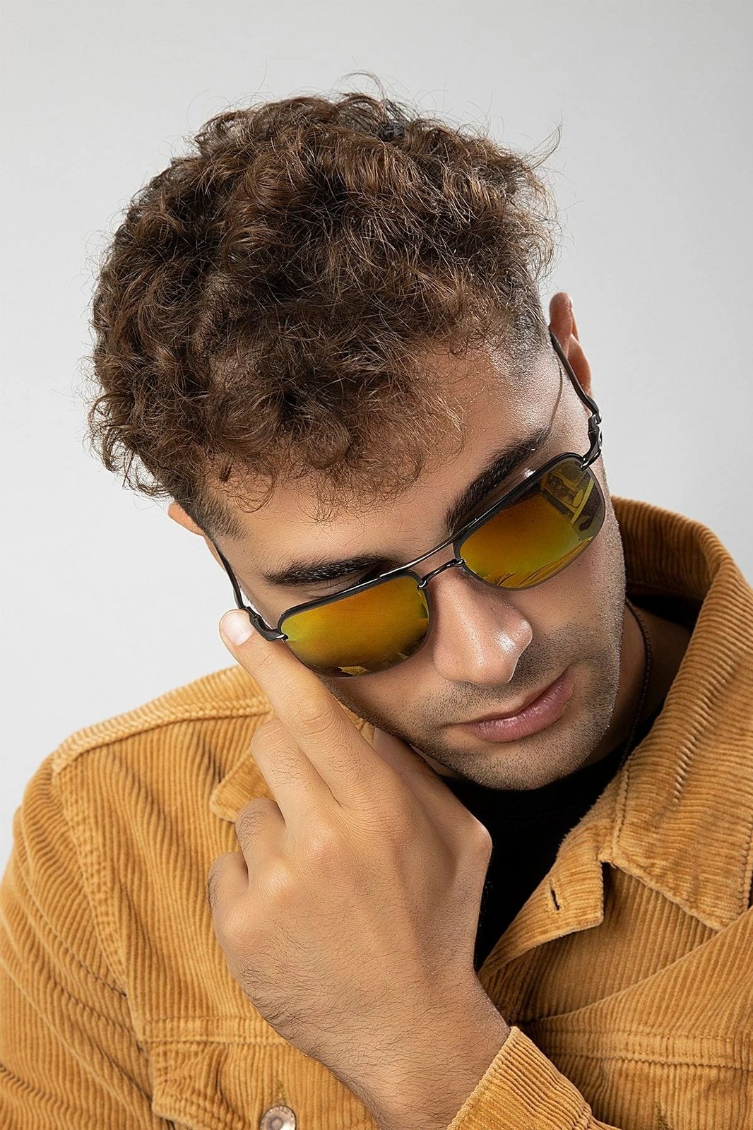 Syze dielli për meshkuj Jumeon, PL23Eg520R001, ngjyrë e zezë dhe e verdhë