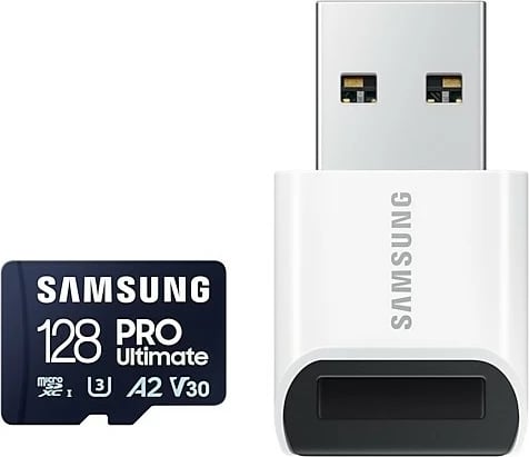 Kartelë MicroSDXC Samsung MB-MY128SB/WW, 128 GB, UHS-I, Blu