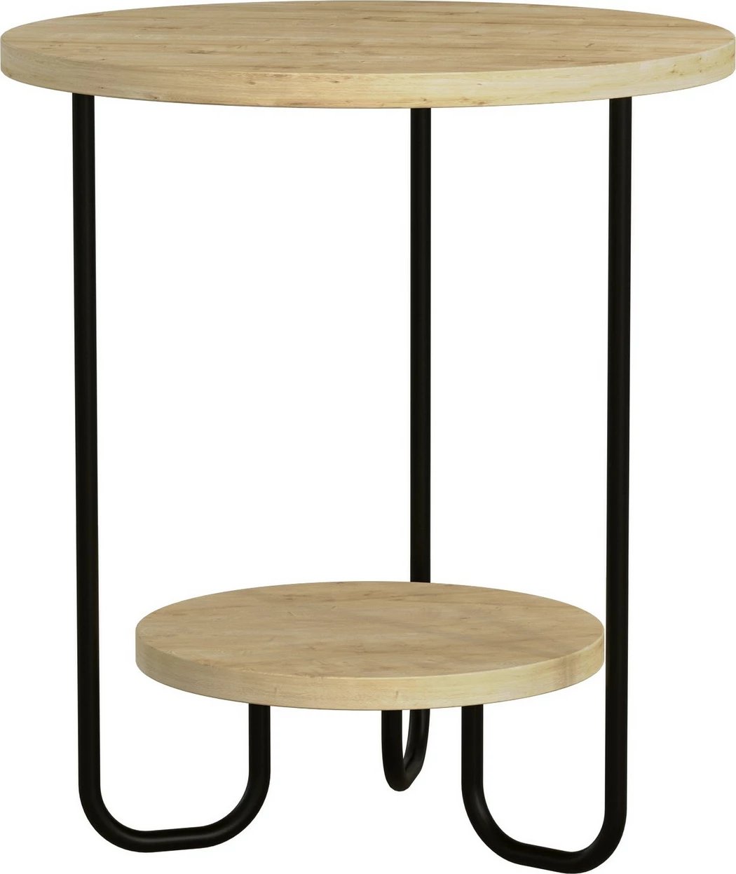 Tavolinë anësore Skye Decor, model Corro, ngjyrë lisi