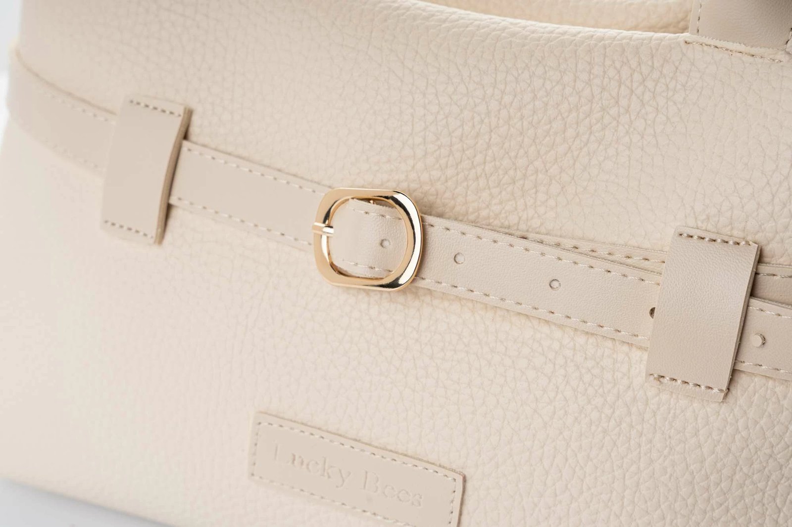 Çantë supi Lucky Bees, Grace Mini, ngjyrë krem