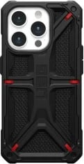 Mbështjellës Urban Armor Gear Monarch Kevlar për celular, 6.1", i zi