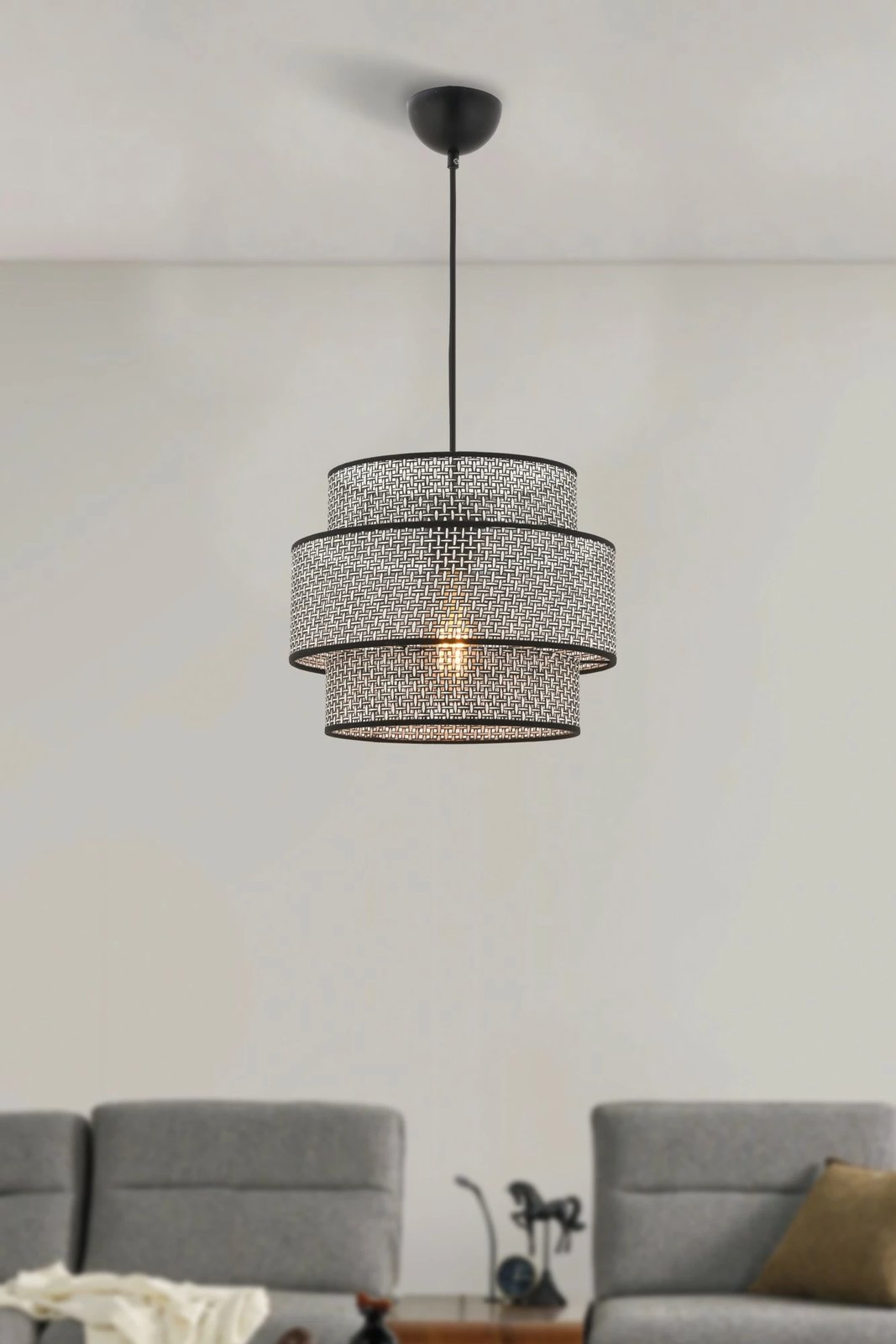 Llambë tavani Opviq, Cascade, ngjyrë gri