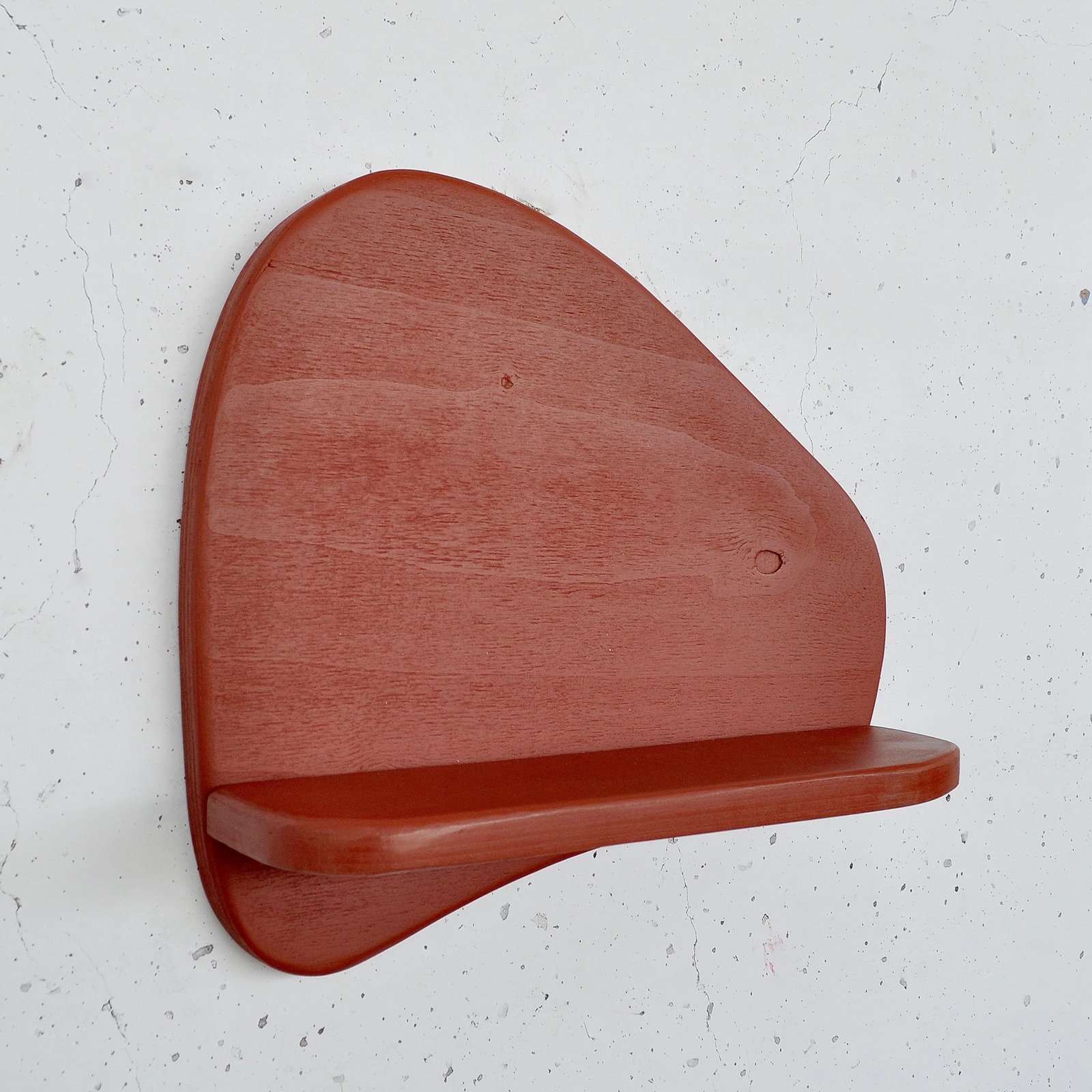 Raft dekorativ muri, dru i kuq, Skye Decor, Meh221, 35x32x11cm