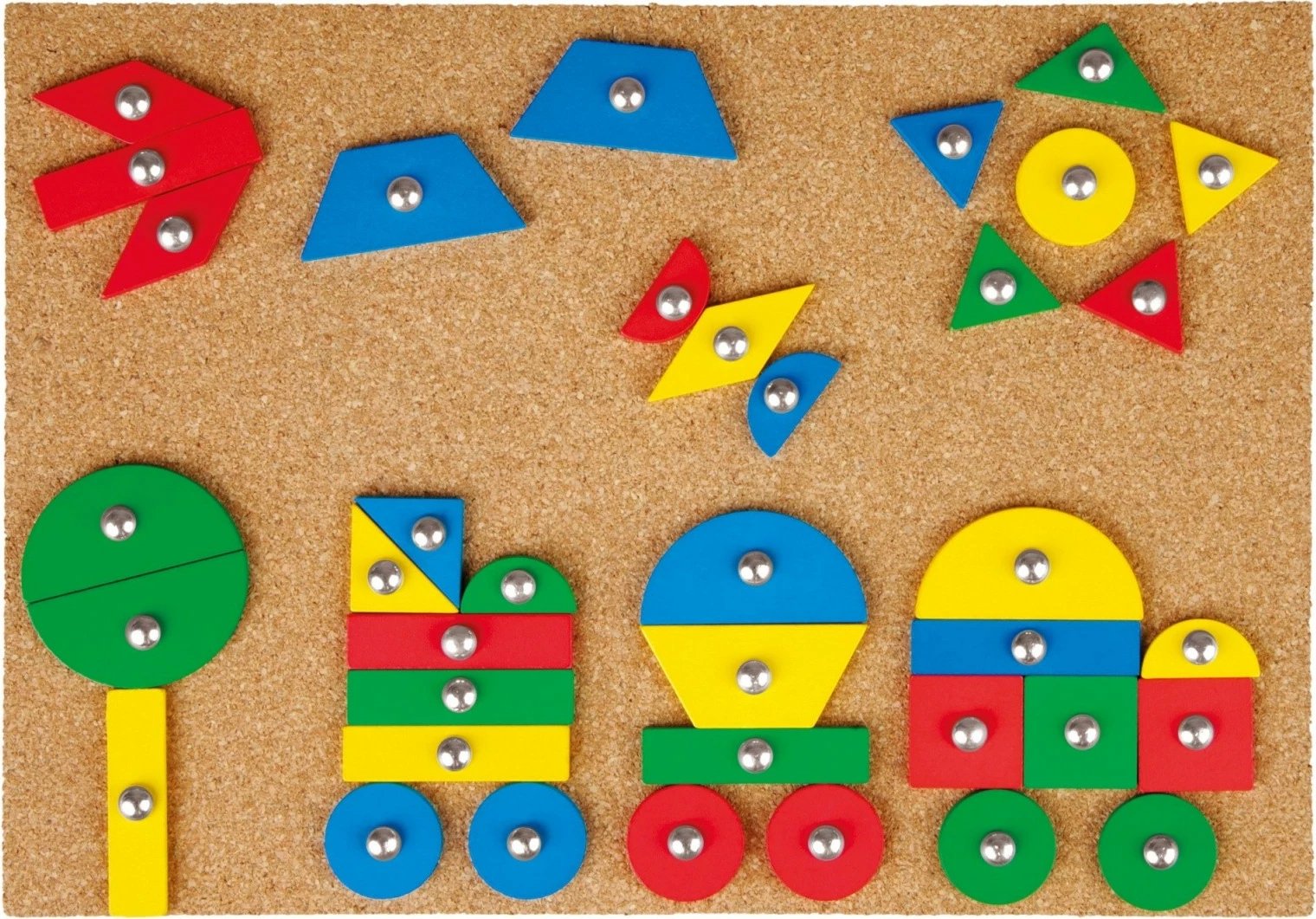 Set kreativ Lena Hammer Game, 72 pjesë, shumëngjyrëshe