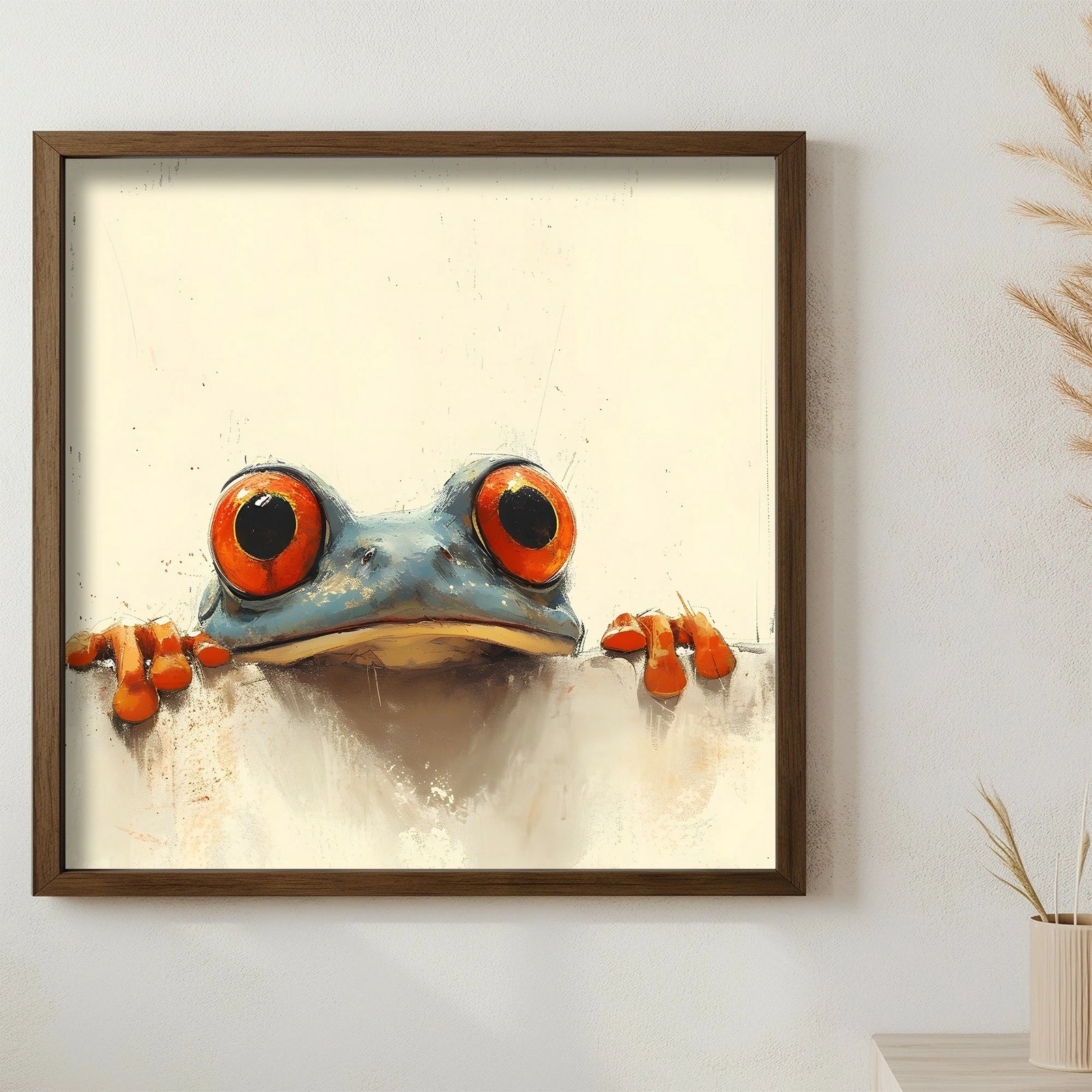 Pikturë dekorative me kornizë MDF, shumëngjyrëshe, Wallity AI074, 50x50x3.5cm