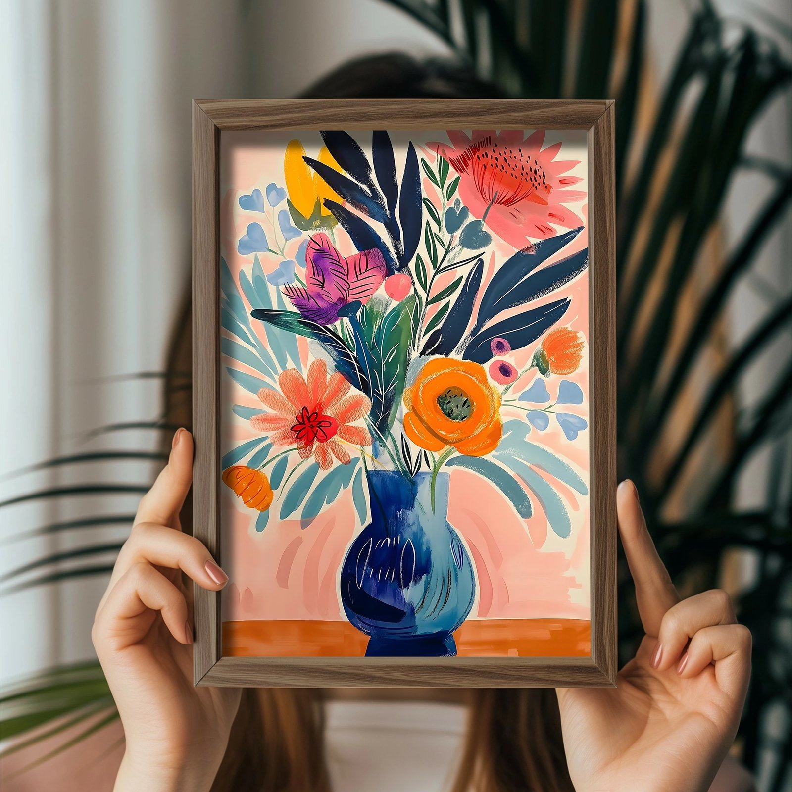 Pikturë dekorative me kornizë MDF, Wallity, GE219-L