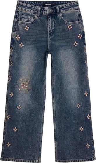 Jeans Desigual femra, të kaltërta