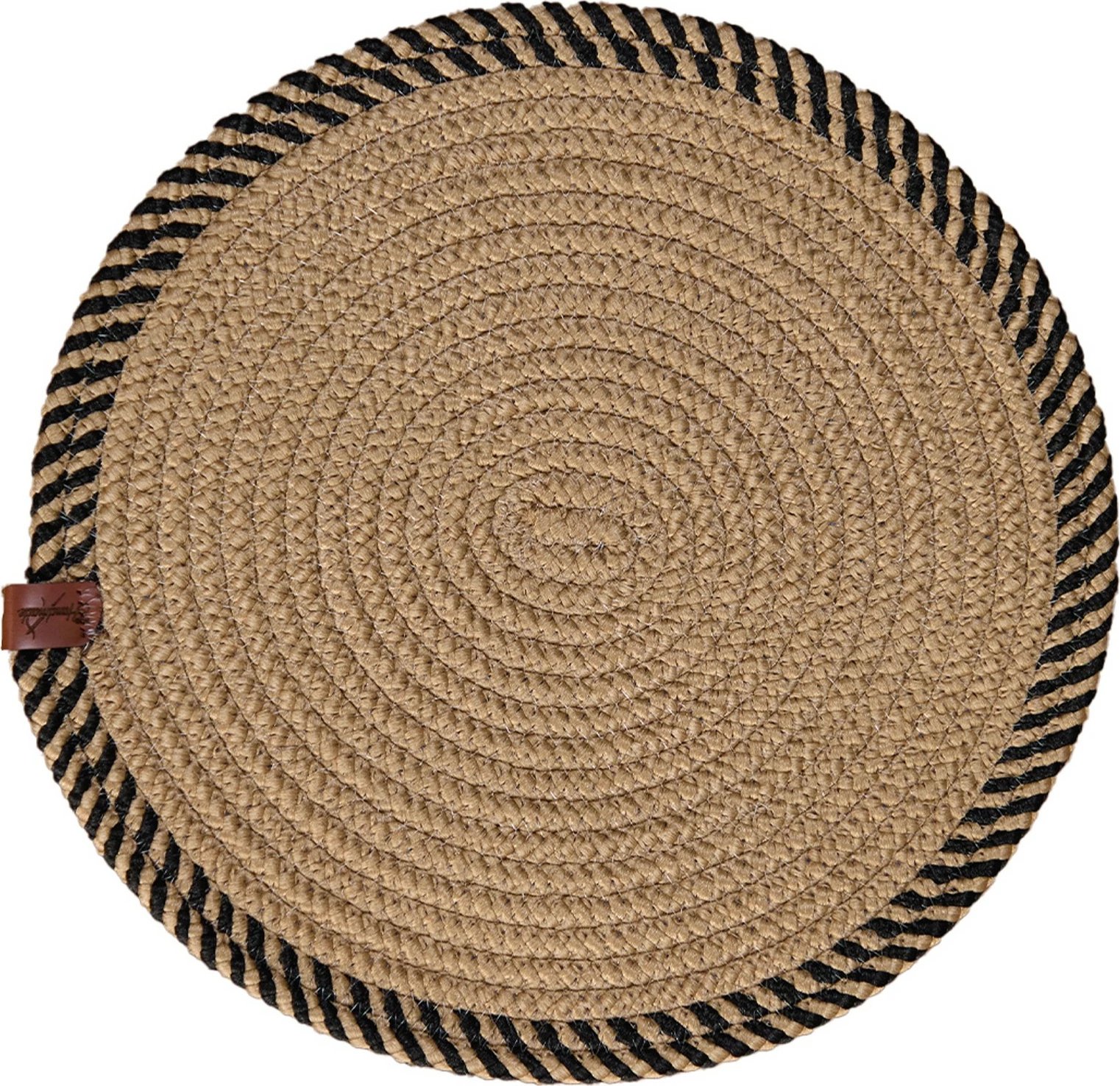 Runner jute, ngjyrë kafe, Coco24026, 34x34cm Runner jute, ngjyrë kafe, Coco24026, 34x34cm
