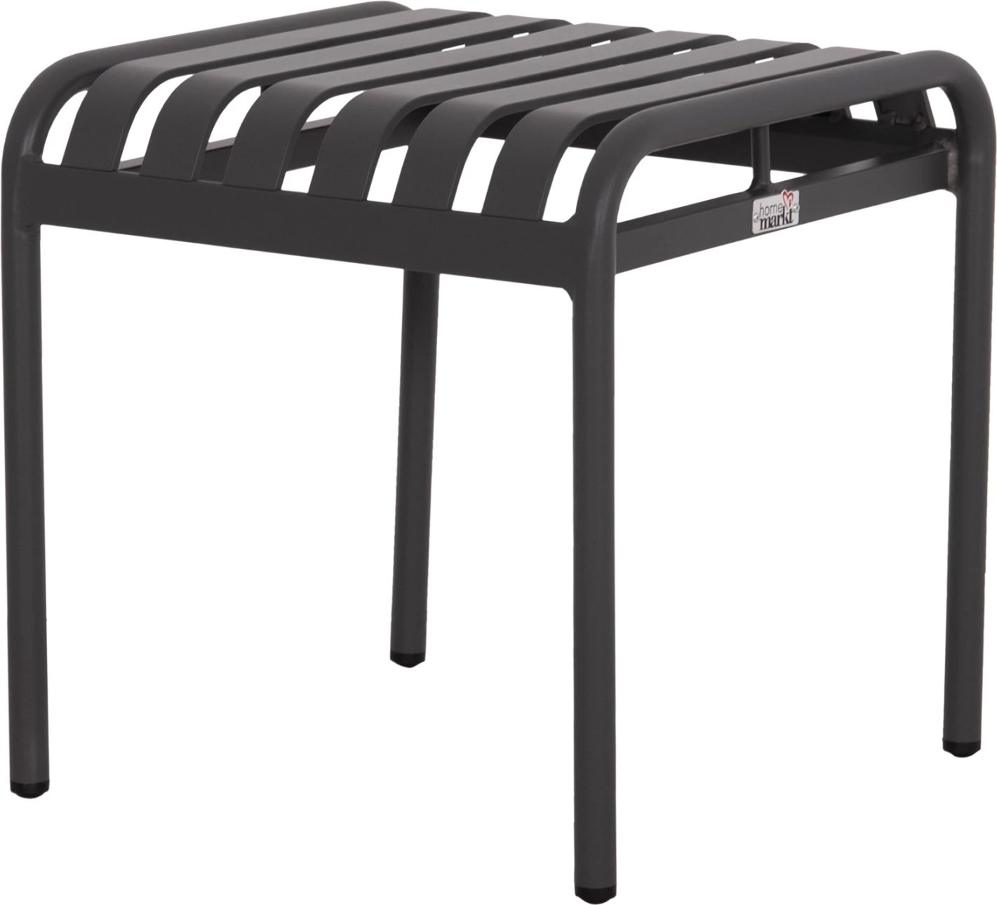 Stool i shkurtër alumini RACHEL, ngjyrë gri, FH6340.01, 45x45x46cm