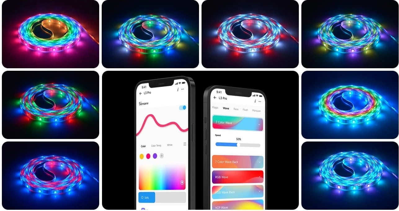 Drita Led SONOFF L3-5M-P