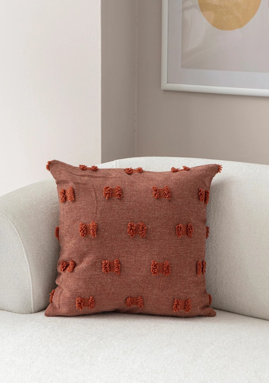 Jastëk mbulesë, ngjyrë e kuqe pllake, Evila Originals, 43x43cm