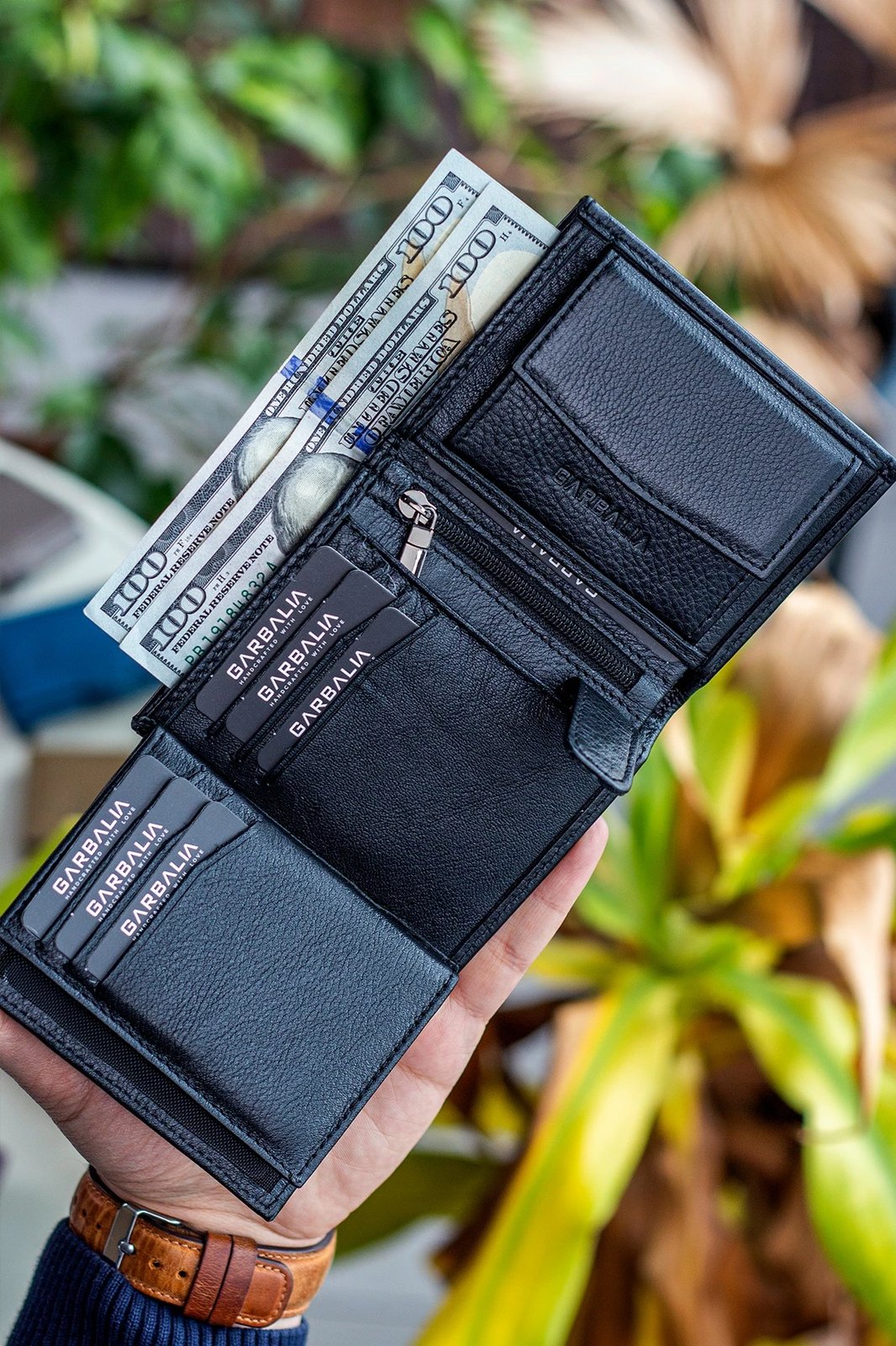 Set portofol dhe rrip (2 copë), Zoozie Bags, Dortmund, ngjyrë e zezë