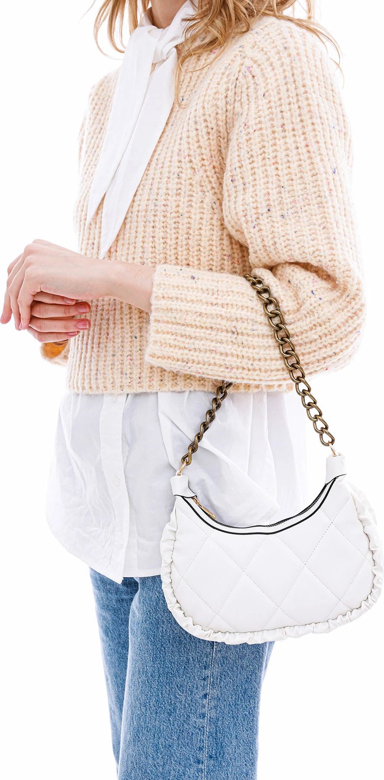 Çantë krahu e bardhë Zoozie Bags, 21KÇ22-004