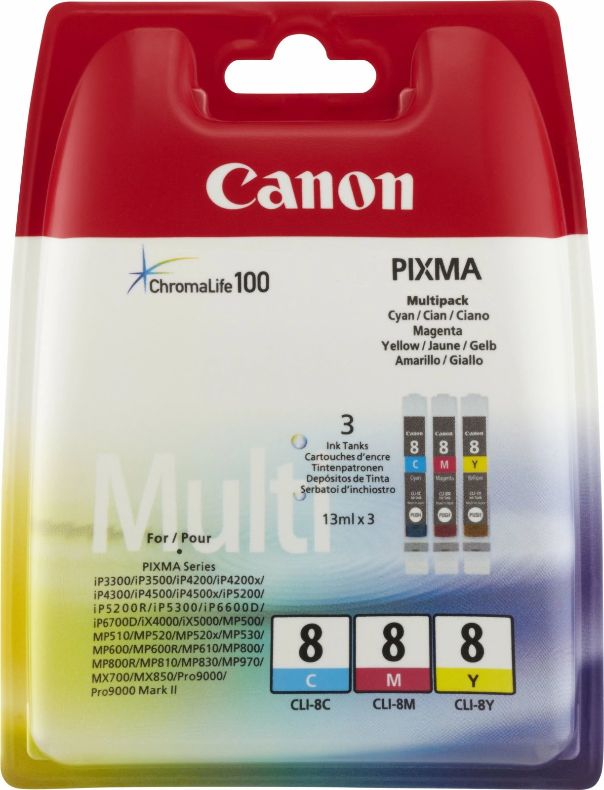 Toner Canon CLI-8 Multipack C/M/Y Toner Canon CLI-8 Multipack C/M/Y