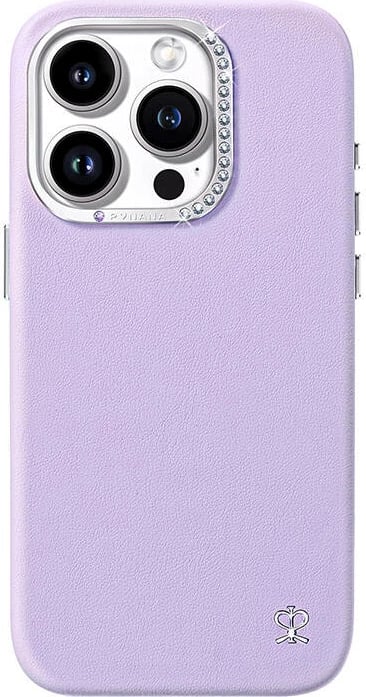 Mbështjellës Joyroom PN-15F2 për iPhone 15 Pro, vjollcë, me kristale