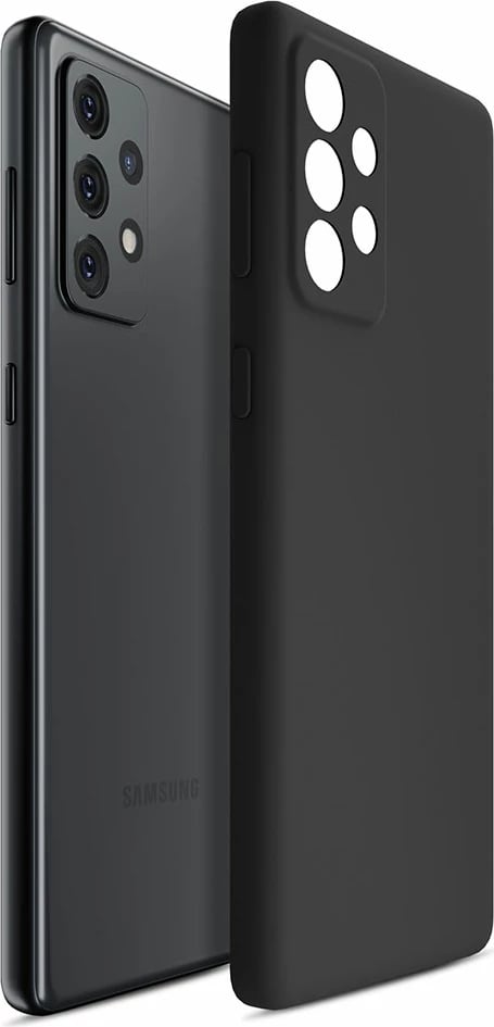 Mbështjellës silikon Samsung Galaxy A53 5G 3mk, i zi