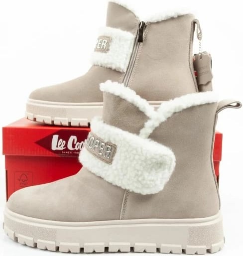 Çizme femra Lee Cooper, bezhë