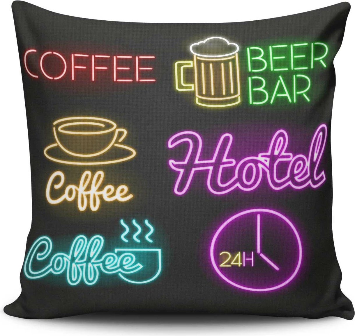 Jastëk dekorativ Aberto Design, shumëngjyrësh, NKRLNT-388, 43x43cm