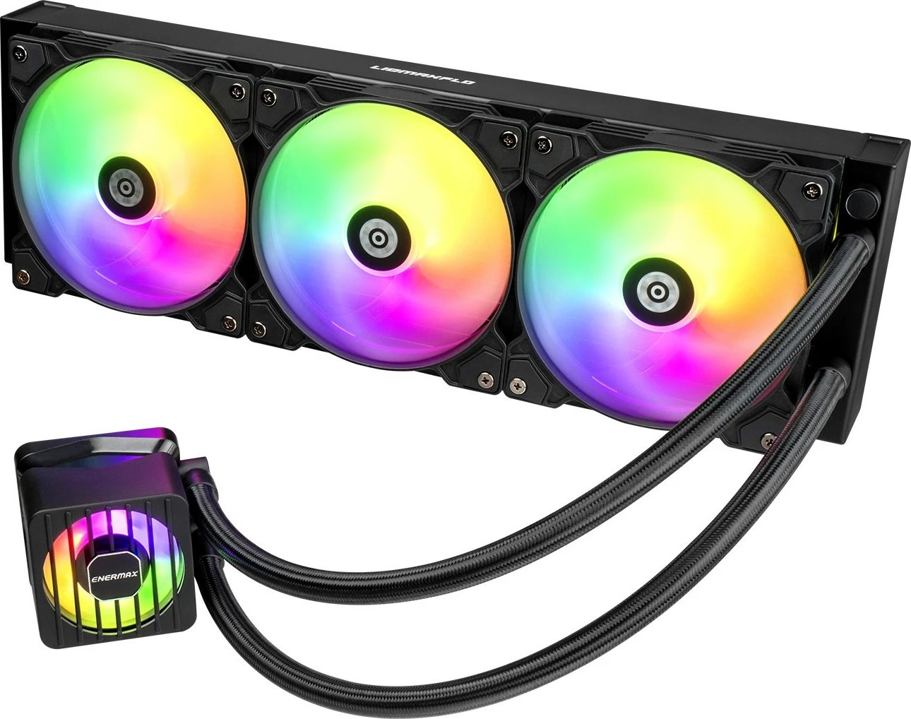 K Cooler Enermax LIQMAXFLO ELC-LMF360T-ARGB, 360mm, RGB, i zi