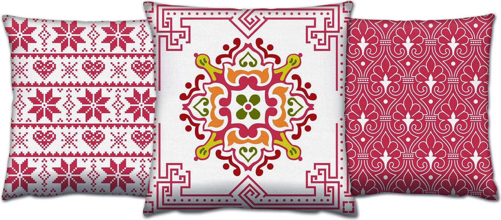 Set jastëkësh dekorativ (3 copë), Evila Originals, AC-4396-4659-4531