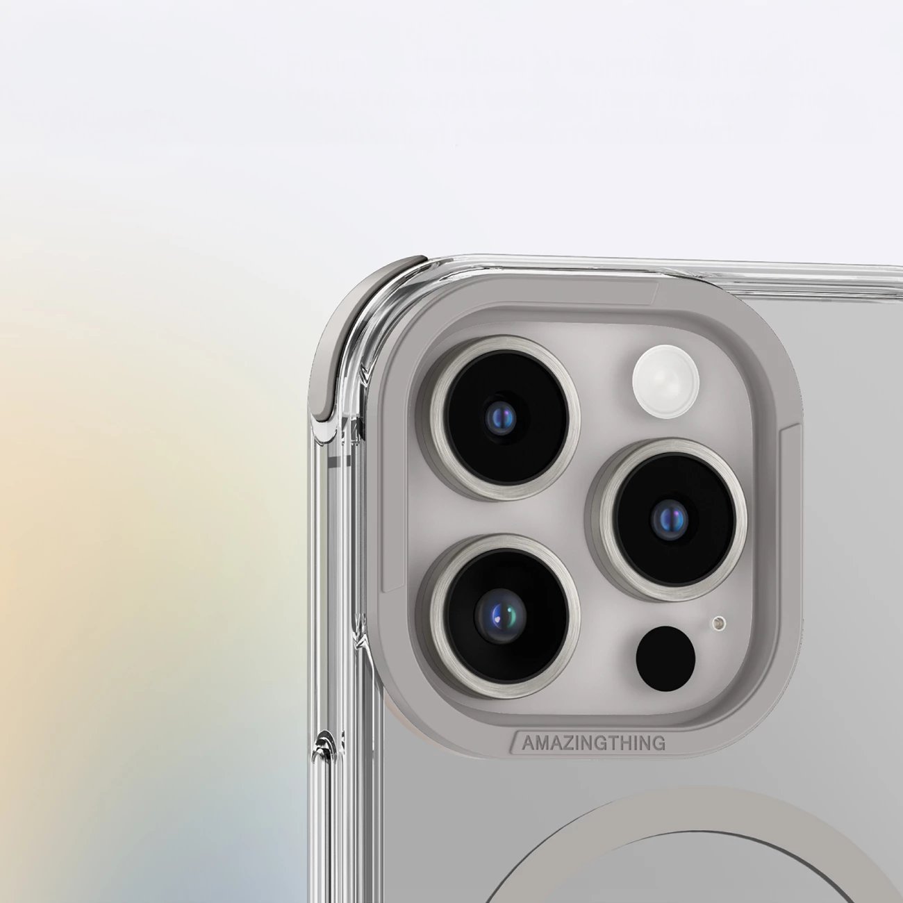 Mbështjellës AmazingThing Omni Mag Case për iPhone 16 Pro, Gri