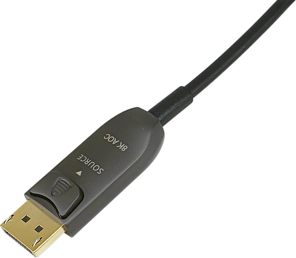 Kabllo optike aktive DisplayPort 1.4 Equip, 15m, 8K/60Hz, e zezë