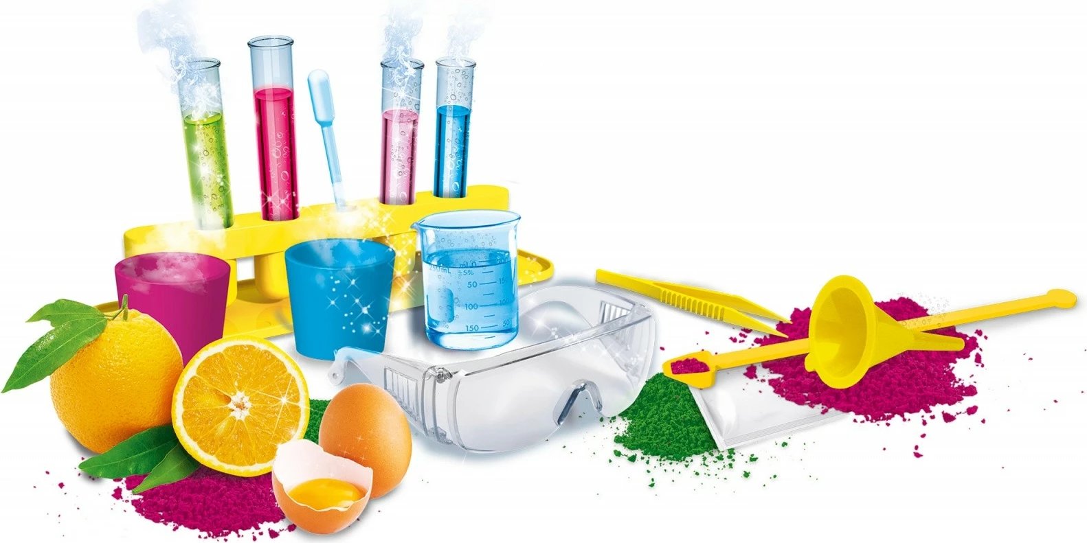 Set kimie edukativ Lisciani Im a Genius Chemistry Science Kit for Grade 6, për fëmijë, shumëngjyrësh