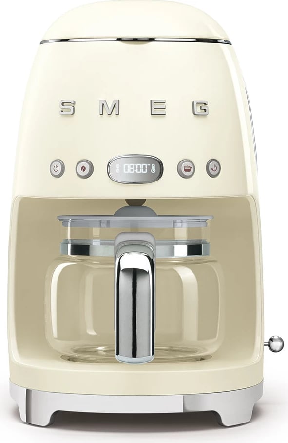 Aparat për kafe Smeg 50' Style DCF02CREU, 1050W, 1m, bezhë