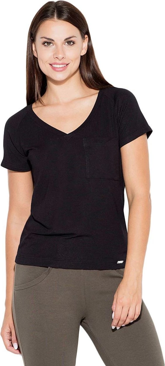 Bluzë Katrus model 111829 femra, e zezë