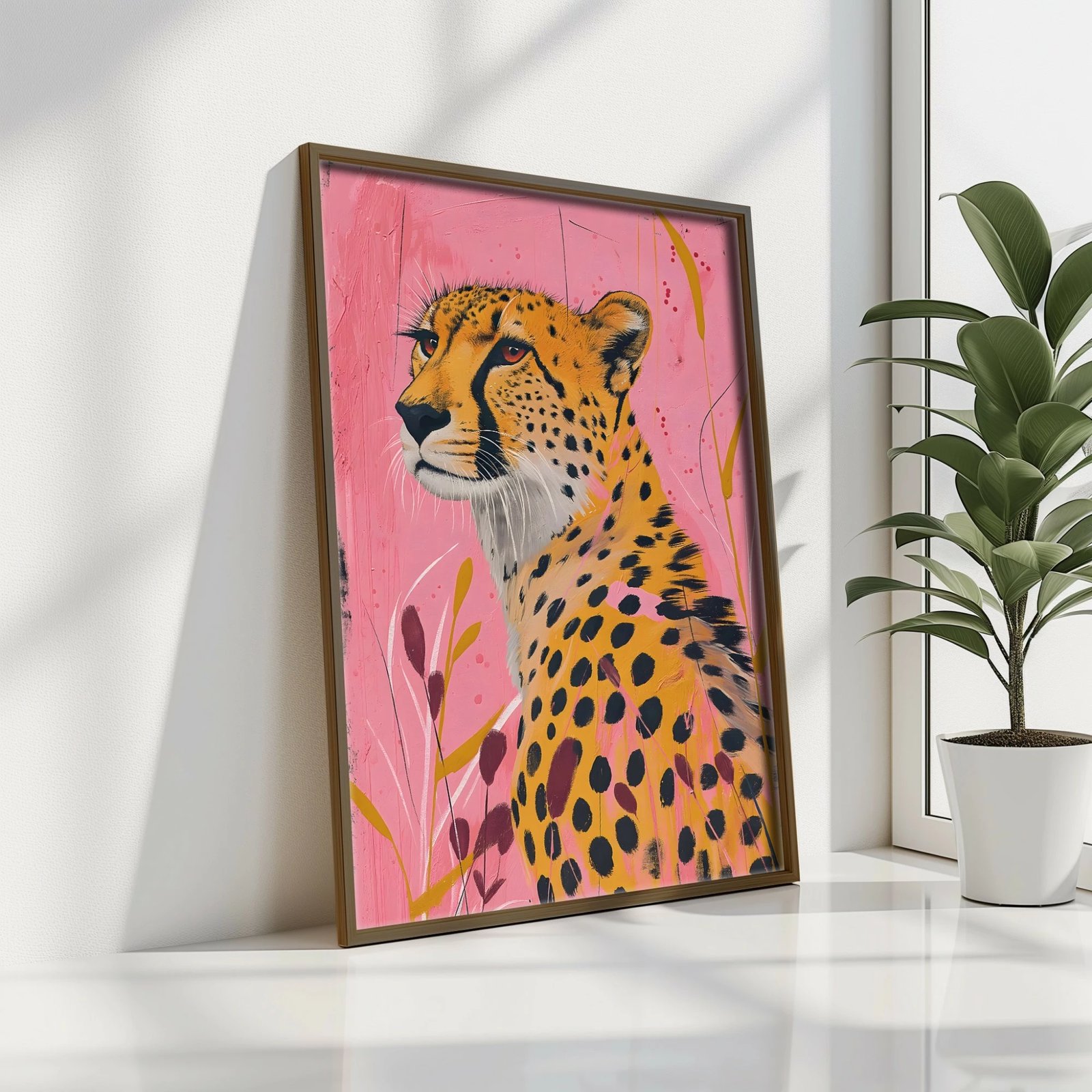 Pikturë dekorative me kornizë, MDF, shumëngjyrëshe, GE138-L