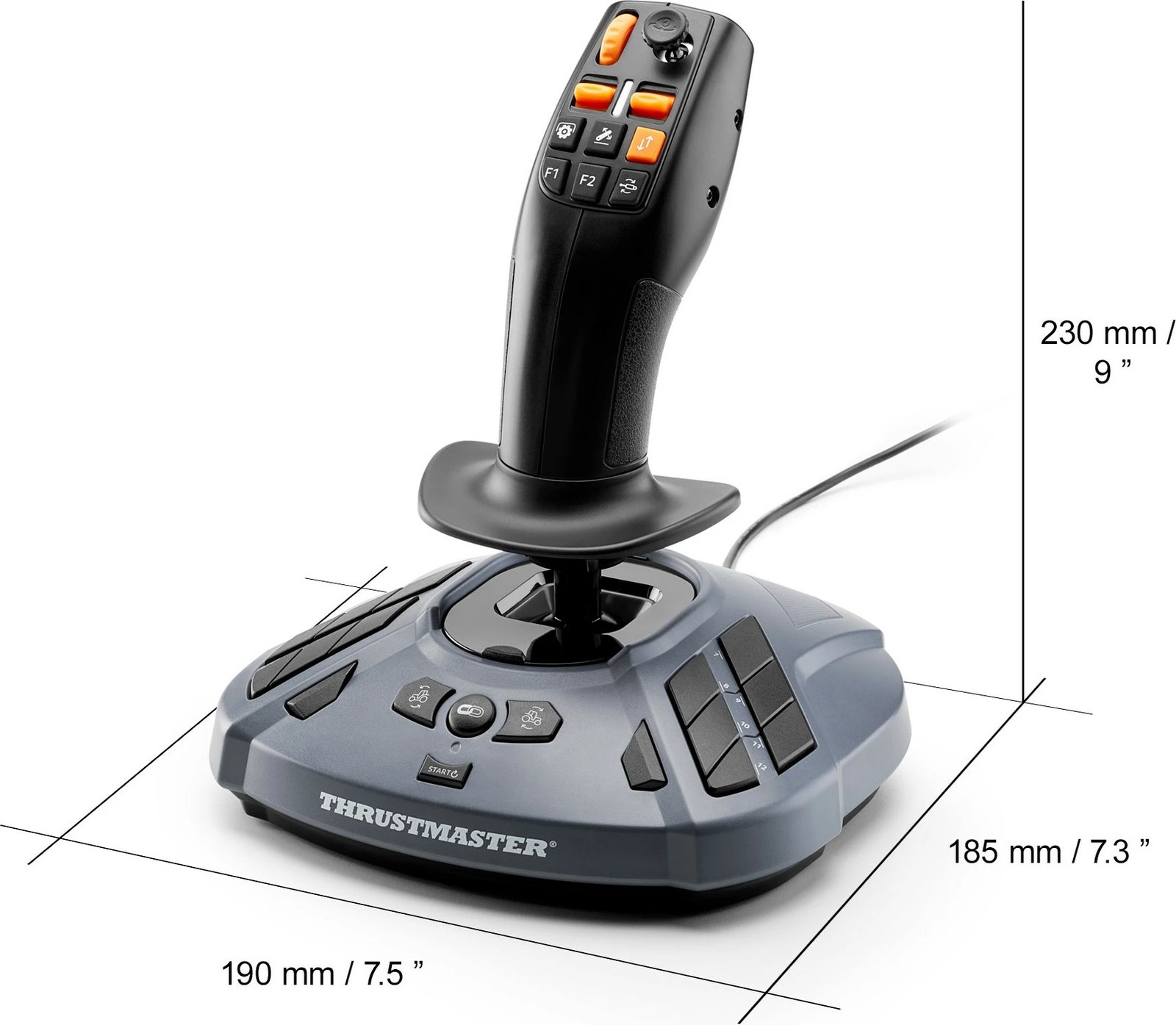 Joystick Thrustmaster SIMTASK Farming Stick, USB, gri