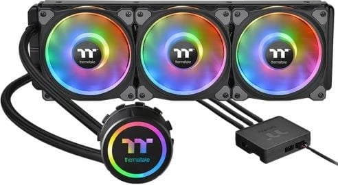 Ftohës me ujë për CPU Thermaltake Floe DX RGB 360 TT Premium Edition, 3 ventilatorë RGB