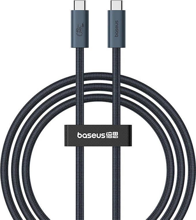 Kabllo USB-C në USB-C Baseus Flash 2, 1m, 240W, e zezë Kabllo USB-C në USB-C Baseus Flash 2, 1m, 240W, e zezë