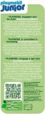 Set lodrash Playmobil Junior 71656, aventurë ferme me traktor, rimorkio dhe kafshë, 29 pjesë