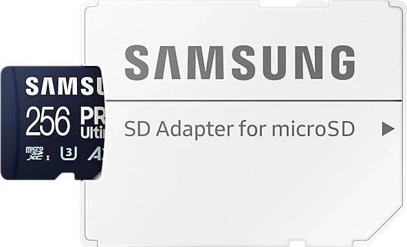 Kartë memorie microSDXC Samsung Ultimate, UHS-I U3, 256GB