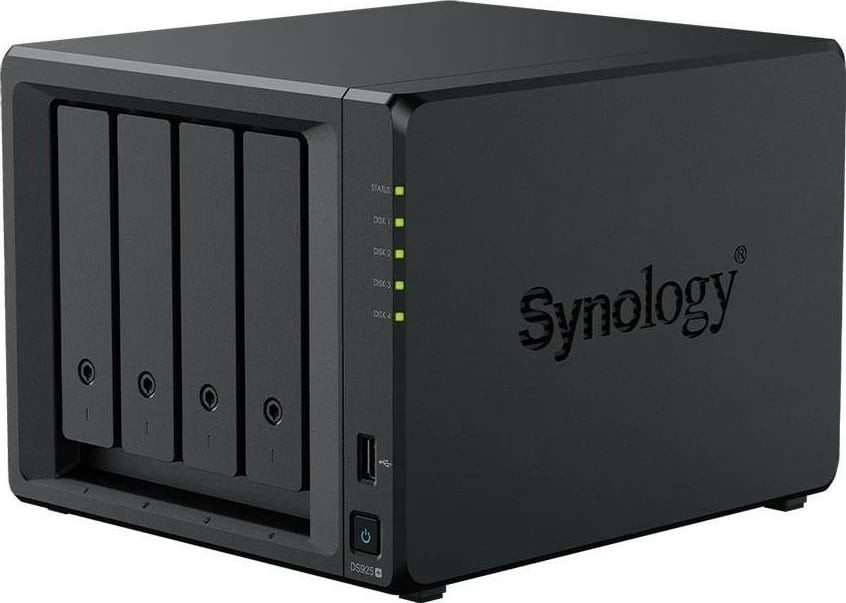 NAS Synology DS925+ me 2x HAT3300-6T (2x 6TB), 4GB RAM, i zi