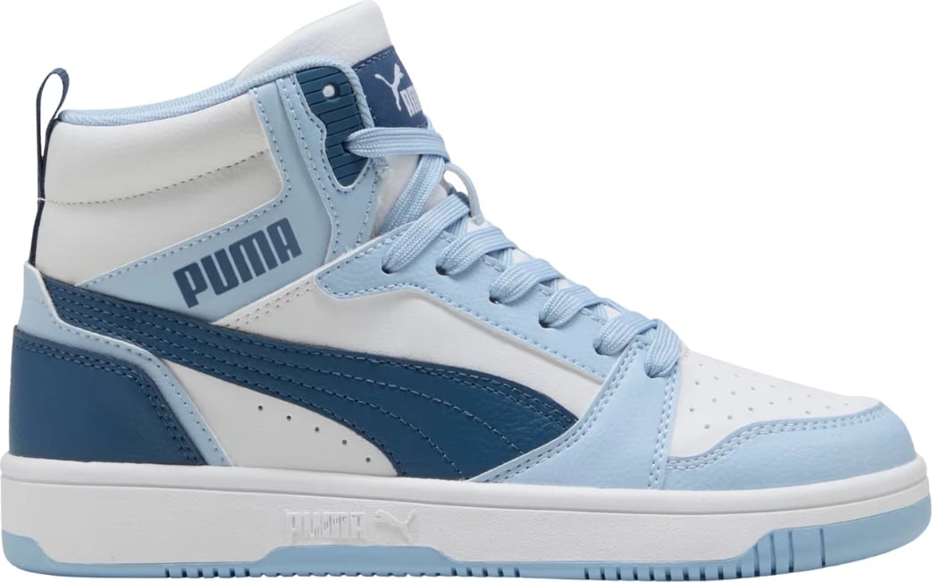 Këpucë për fëmijë Puma, të bardha-kaltër