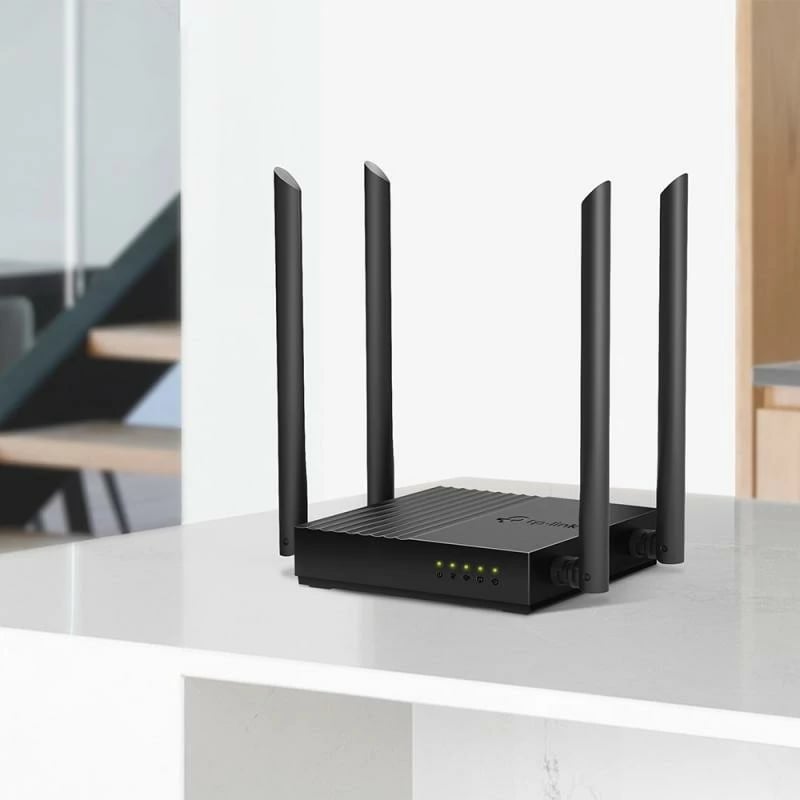 router Wi‑Fi TP-Link Archer C64, dual-band, porte gigabit deri 1 Gbps, zi